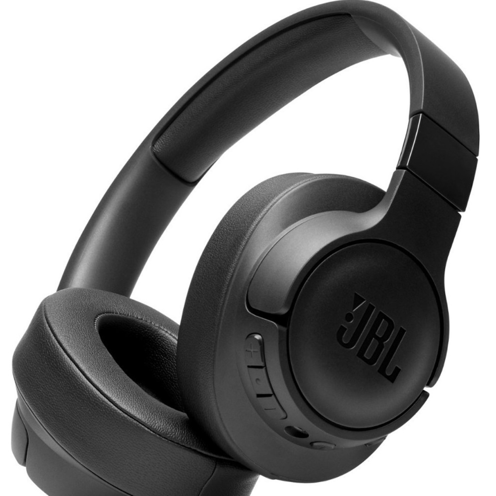 JBL - Tune 760NC Wireless Noise Cancelling Over-Ear Headphones - Black - Picture 2 of 4